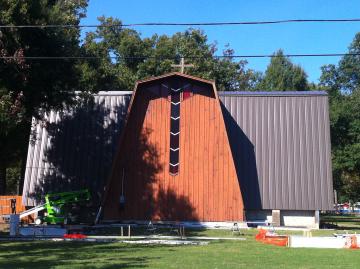 Burnish Slate metal roof. 