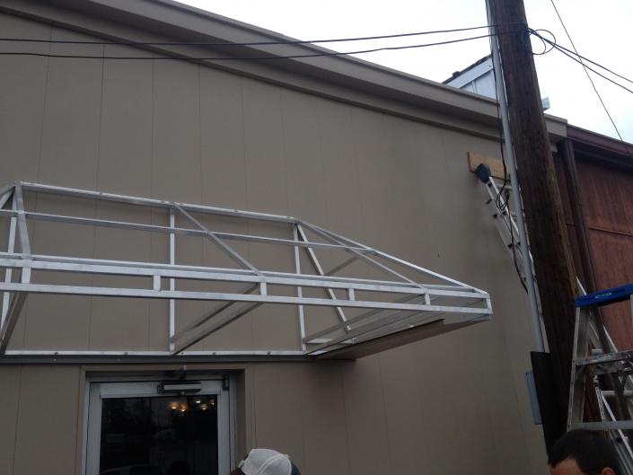 Metal wall surface to awnings installs we will provide you with free estimate and a guarantee